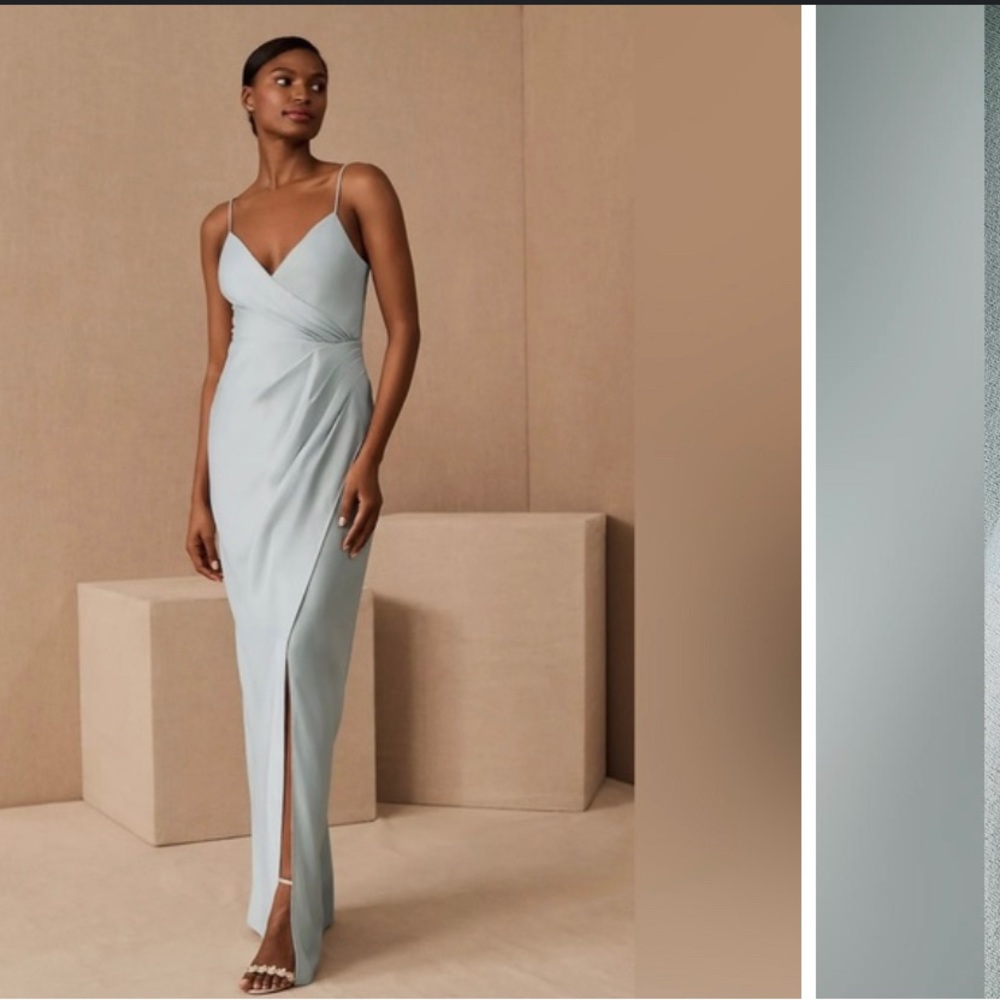 🌟BHLDN/ANTHROPOLOGIE🌟 freya satin charmeuse dress